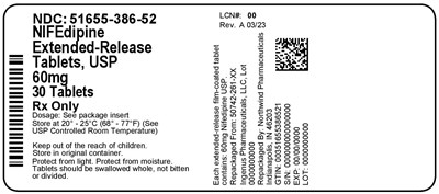Label (51655 386 52   Rev A 03 23)